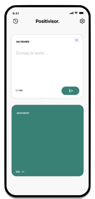 Positivisor app illustration